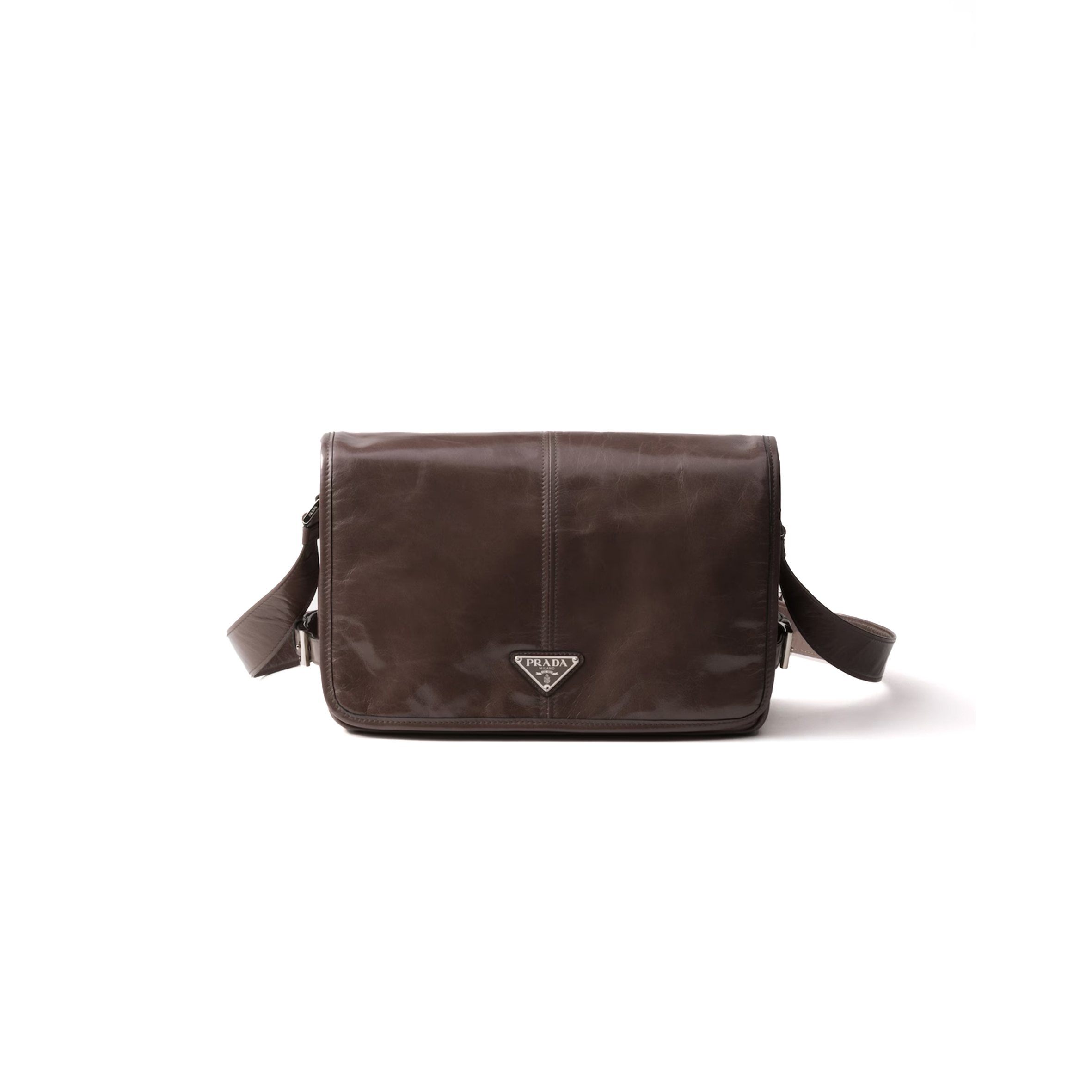 PRADA LEATHER SHOULDER BAG 2VD07 (30*20*11cm) PRADA LEATHER SHOULDER BAG 2VD07 (30*20*11cm)